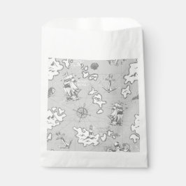 Seemann-Antik-Pirat-Karte Geschenktütchen