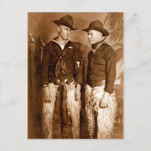 Seemann-Cowboys Postkarte