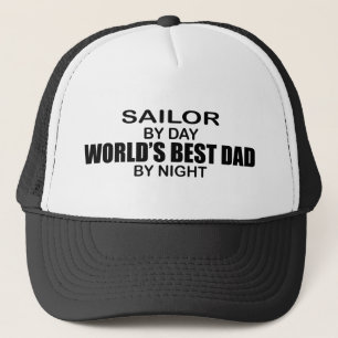 Seemann - der beste Vater der Welt bis zum Nacht Truckerkappe
