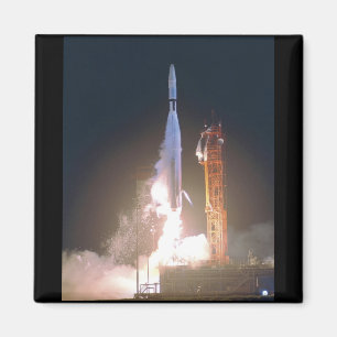 Seemann I 1 Rakete in Raum in Richtung zur Venus Magnet