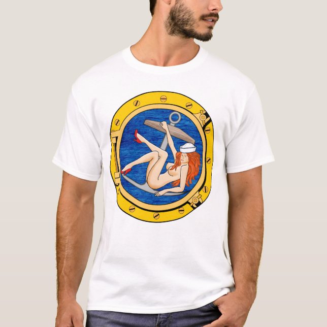 Seemann-Mädchen T-Shirt (Vorderseite)