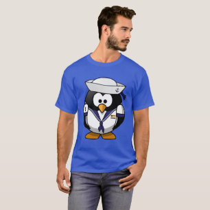 Seemann Pinguin mit Gay-Bär-Stolz-Motiven - T-Shir T-Shirt