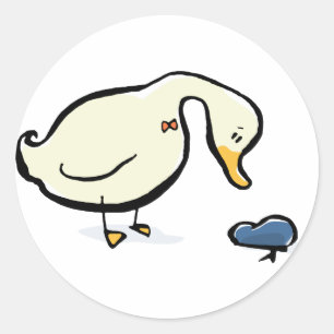 Seemann Runder Aufkleber