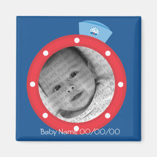 Seemannbaby Mitteilung Magnet