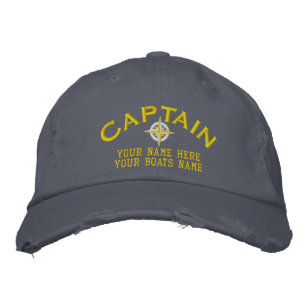 Seemannboot captains Segeln Bestickte Baseballkappe