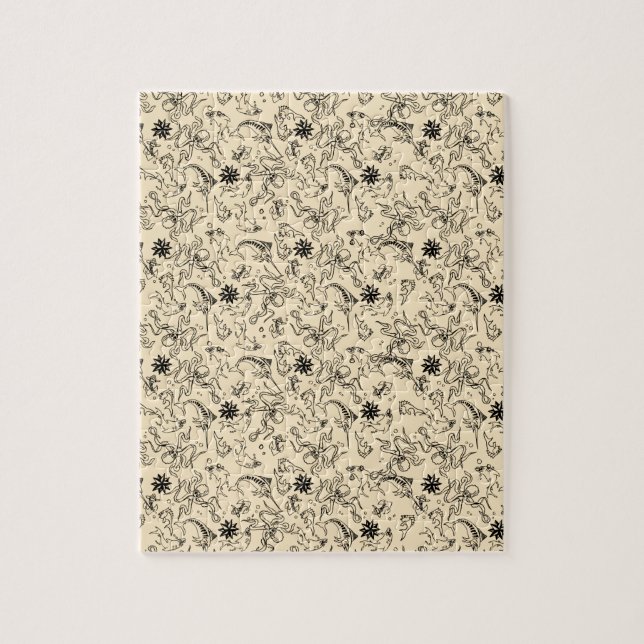 Seemannjerry-Muster Puzzle (Vertikal)