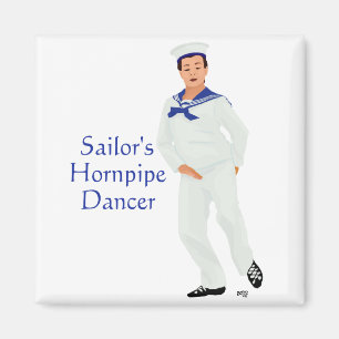 Seemanns Hornpipe Hochlandtänzerin Magnet