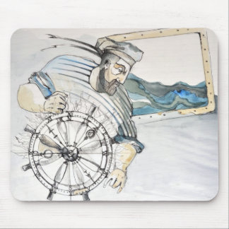 Seemannseedekoration Mousepad