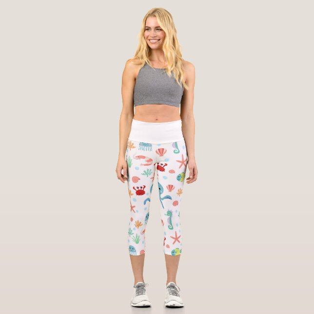 Seemannskörper Capri Leggings (Vorderseite)
