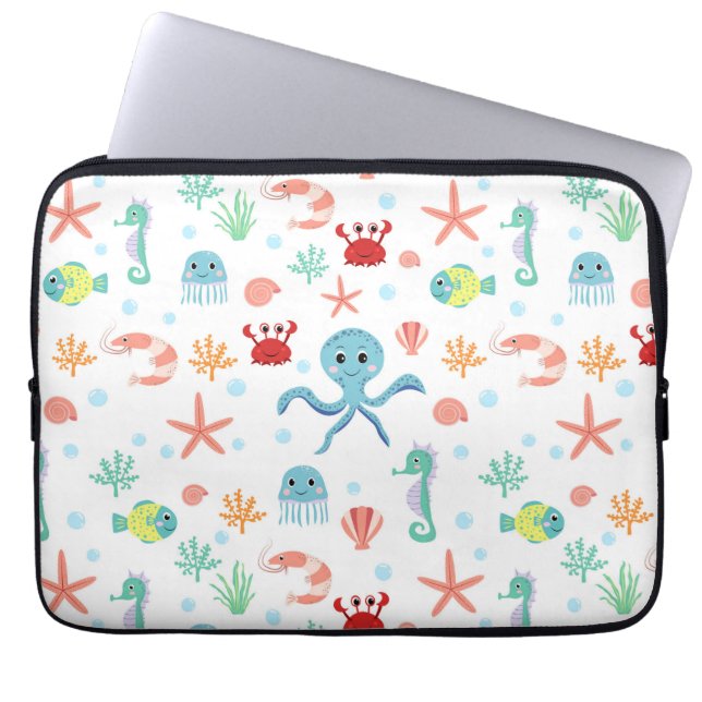 Seemannskörper Laptopschutzhülle (Vorderseite)