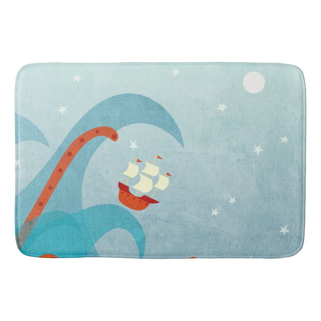 Seemonster Badematte (Vorderseite)