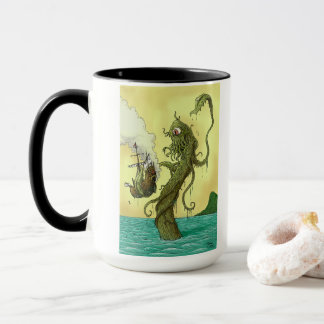 Seemonster-Kaffeetasse Tasse