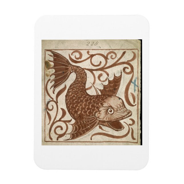 Seemonster (ohne Papier) Magnet (Vertikal)