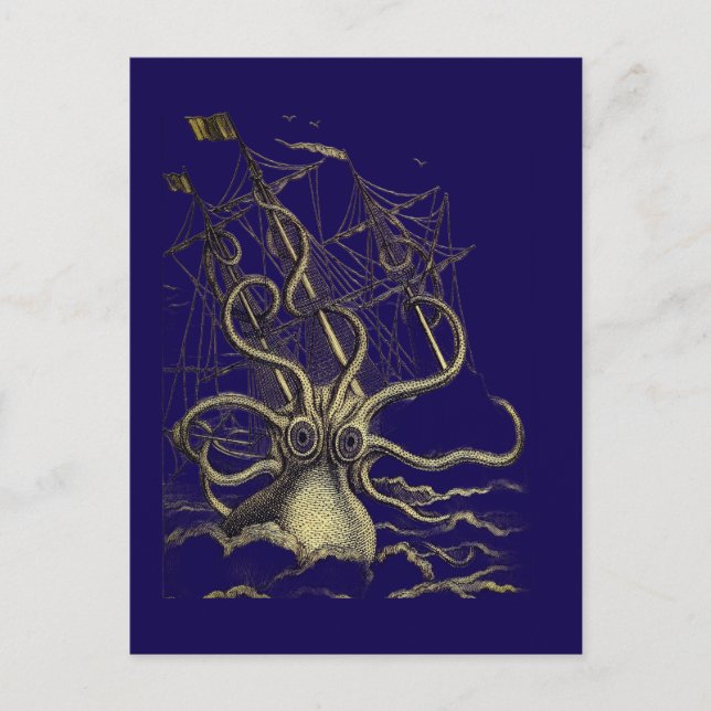 Seemonster Postkarte (Vorderseite)
