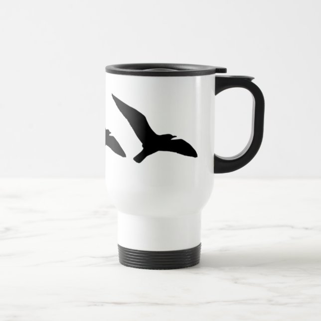 Seemöwe-Reise/Pendler-Tasse Reisebecher (Rechts)
