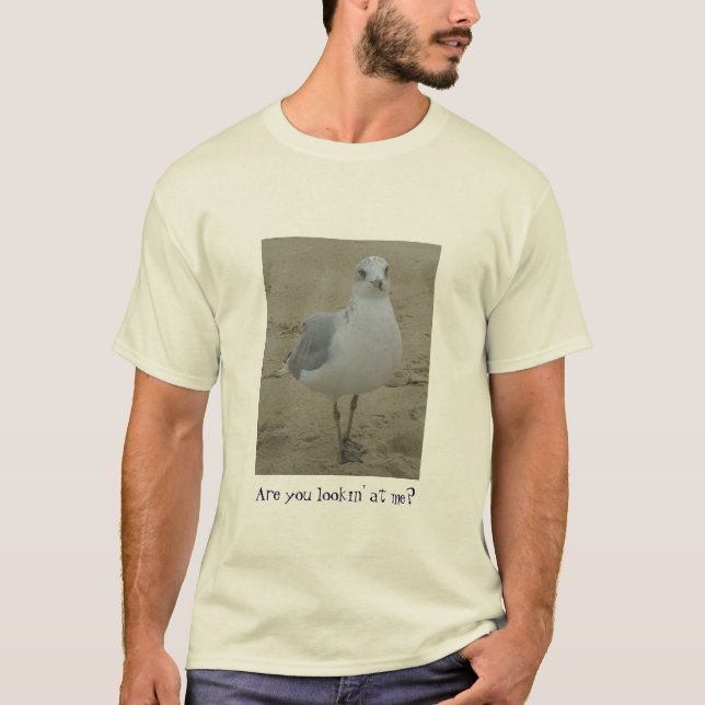 Seemöwe-Starren T-Shirt (Vorderseite)