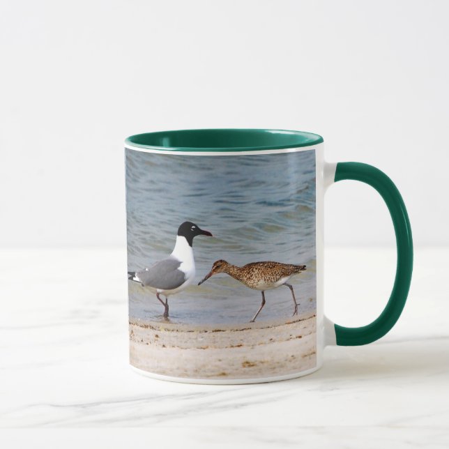 Seemöwe u. Flussuferläufer Tasse (Rechts)