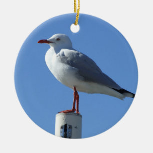 Seemöwe-Verzierung Keramikornament