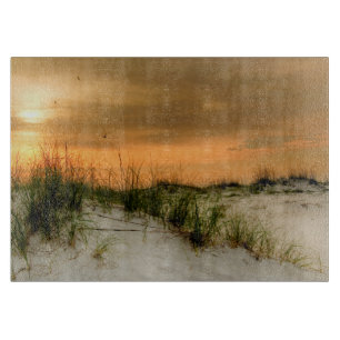 Seemöwen am Sonnenaufgang Schneidebrett