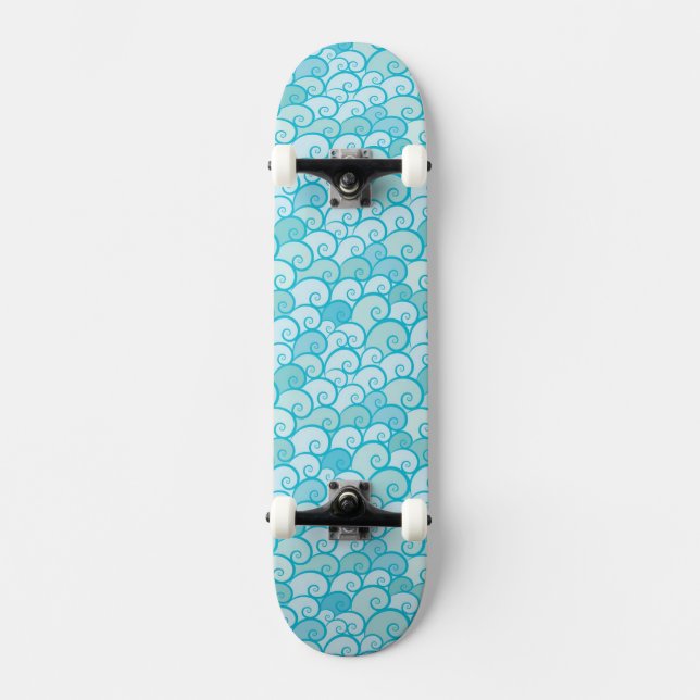 Seemuster Skateboard (Vorderseite)