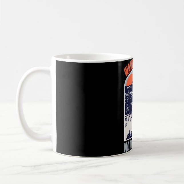 Seen , Alberta � Geist der Berge Kaffeetasse (Links)