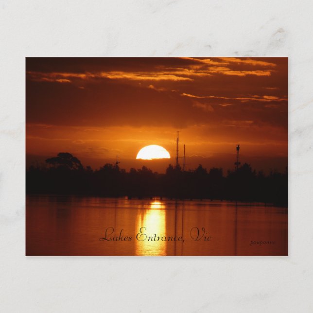 Seen Eingang, Vic Postkarte (Vorderseite)