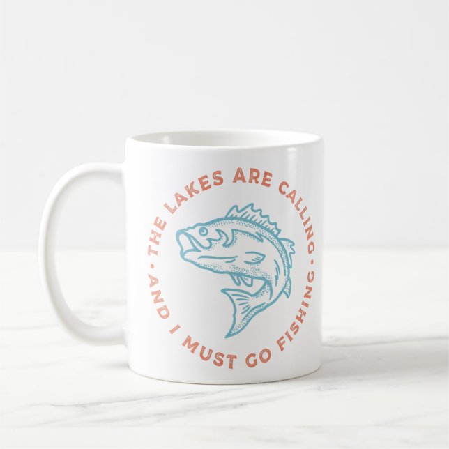 Seen fordern, dass sie fischen müssen kaffeetasse (Links)