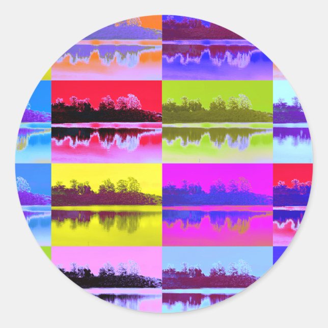 SEEN RUNDER AUFKLEBER (Vorderseite)