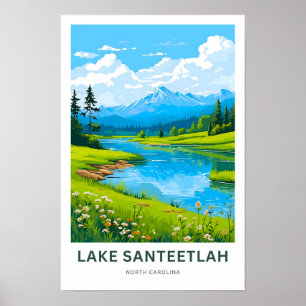Seen Santeetlah North Carolina Reisen Print Poster