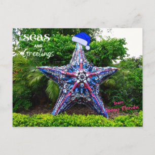 Seen und Grüße von Sunny Florida Weihnachten Postkarte