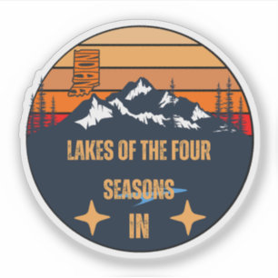 Seen von Four Seasons, Indiana Aufkleber