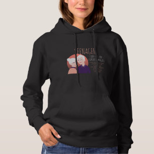 Seenager Citizen Funny Meme Senior Citizen Remüde Hoodie