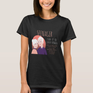 Seenager Citizen Funny Meme Senior Citizen Remüde T-Shirt