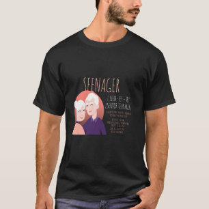 Seenager Citizen Funny Meme Senior Citizen Remüde T-Shirt
