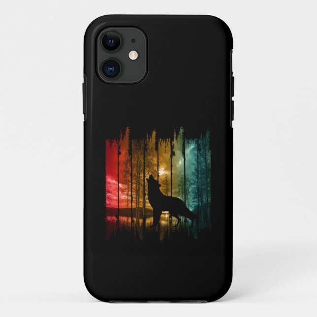 SEENEBÄUME WOLF HEULEN Case-Mate iPhone HÜLLE (Rückseite)
