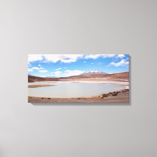 Seenlandschaft auf der Leinwand Altiplano (Vorderseite)