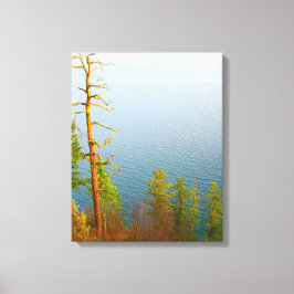 Seenlandschaft Wrapped Canvas Leinwanddruck
