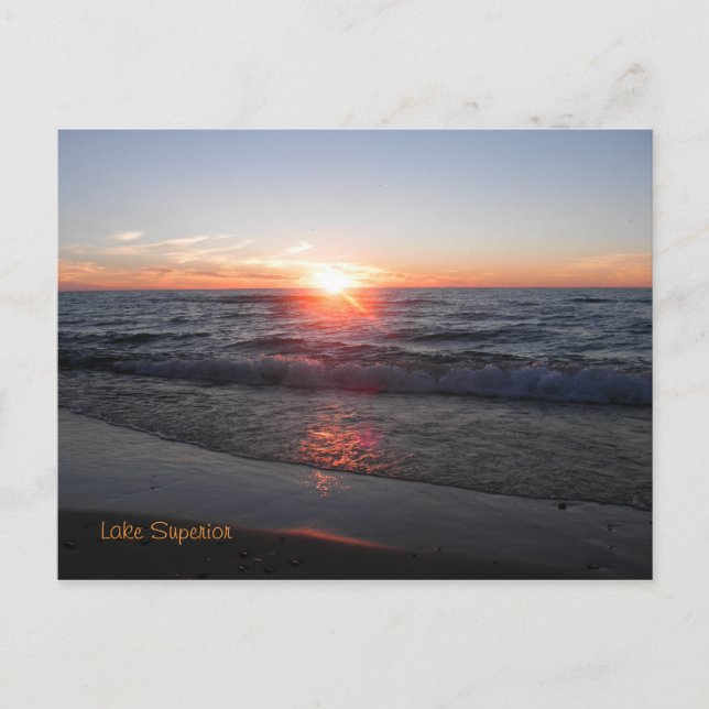 Seenufer Postkarte (Vorderseite)