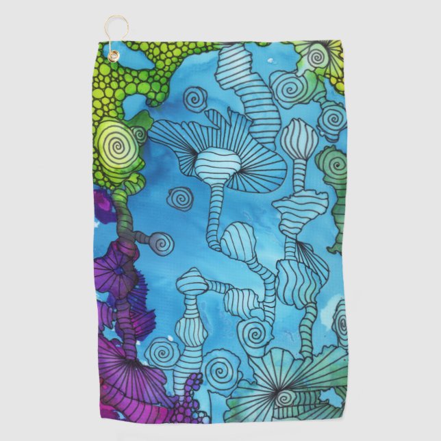 SeeOdyssee-Golf-Tuch Golfhandtuch (Vorderseite)