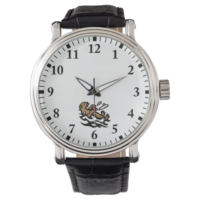 Seeotter Armbanduhr (Vorderseite)