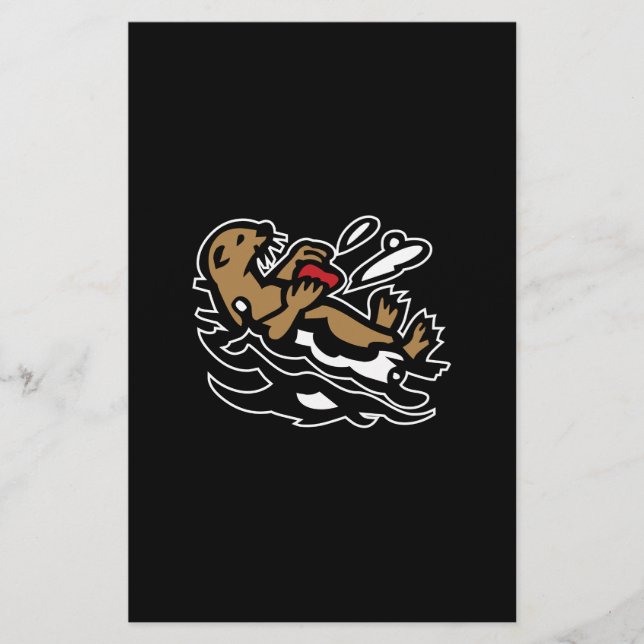 Seeotter Briefpapier (Vorderseite)