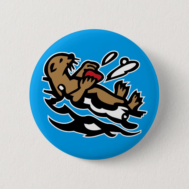 Seeotter Button (Vorderseite)