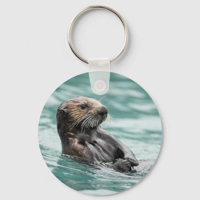 Seeotter Schlüsselanhänger (Vorderseite)