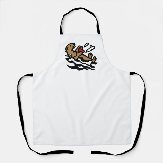 Seeotter Schürze (Vorderseite)