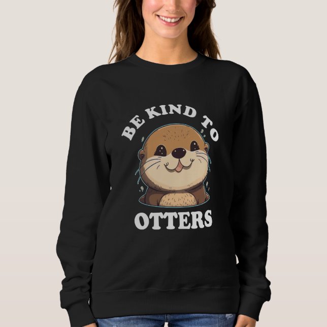 Seeotter Sweatshirt (Vorderseite)