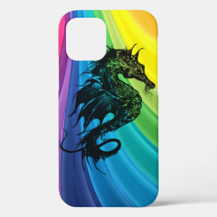 Seepferd auf Rainbow Case-Mate iPhone Case