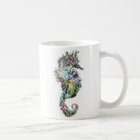 Seepferd, aus Originalgemälde, Seepferd-Tasse