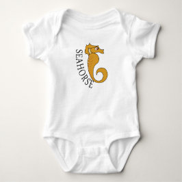 Seepferd - Baby Jersey Bodysuit Baby Strampler