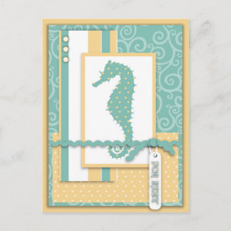 Seepferd Baby Postcard Postkarte