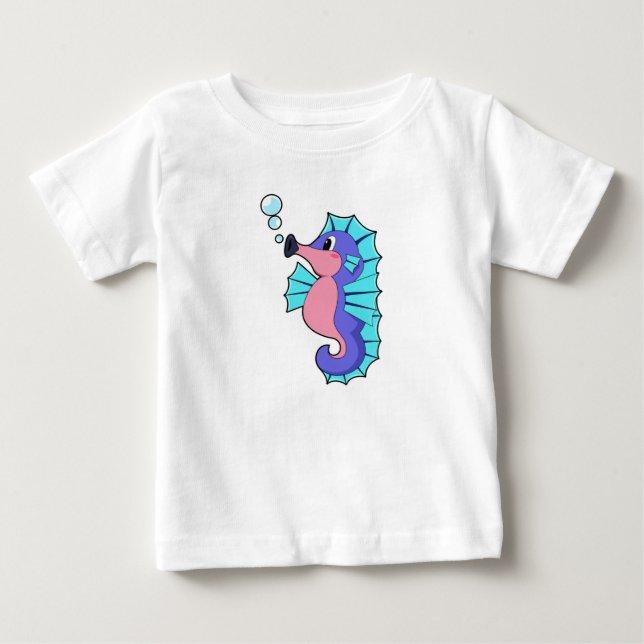 Seepferd Baby T-shirt (Vorderseite)